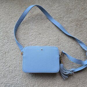 Johnny Loves Rosie London Carrie crossbody bag in light blue - vegan leather